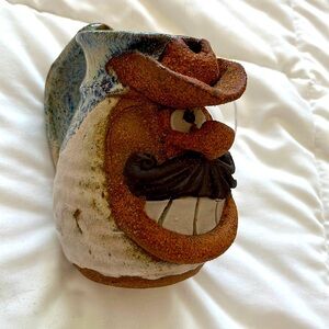 COWBOY Mug Artist Robert Eakin Signed by Artist Vintage 1970’s